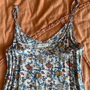 Natural Life midi dress with fall floral print - S